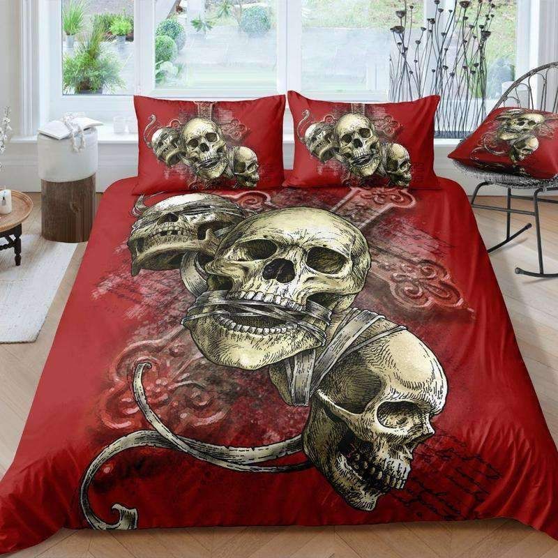 Tres Skull Skull Bedding Set