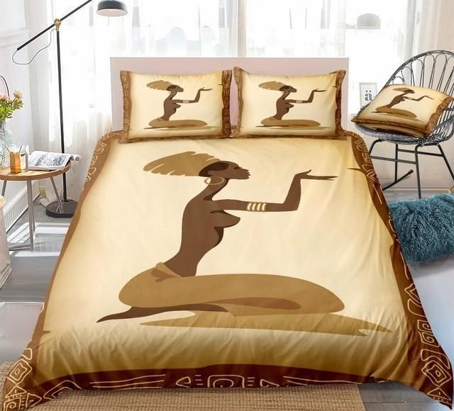 Tribal African American Girl Bedding Set