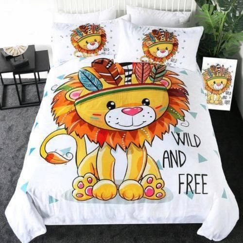 Tribal Animal Lion Bedding Set