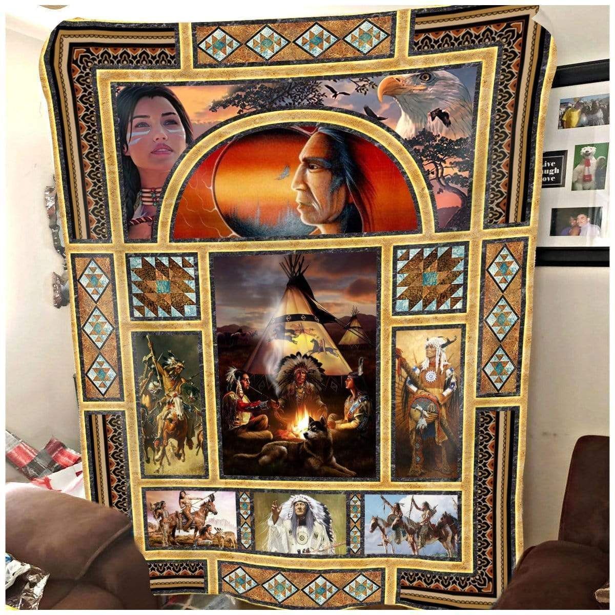 Tribal Citizens Nature Soft Fleece Blanket Gift