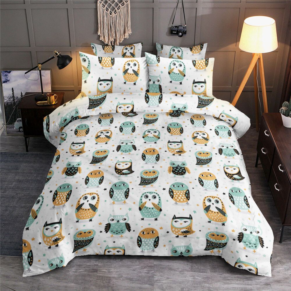 Tribal Owl Bedding Set