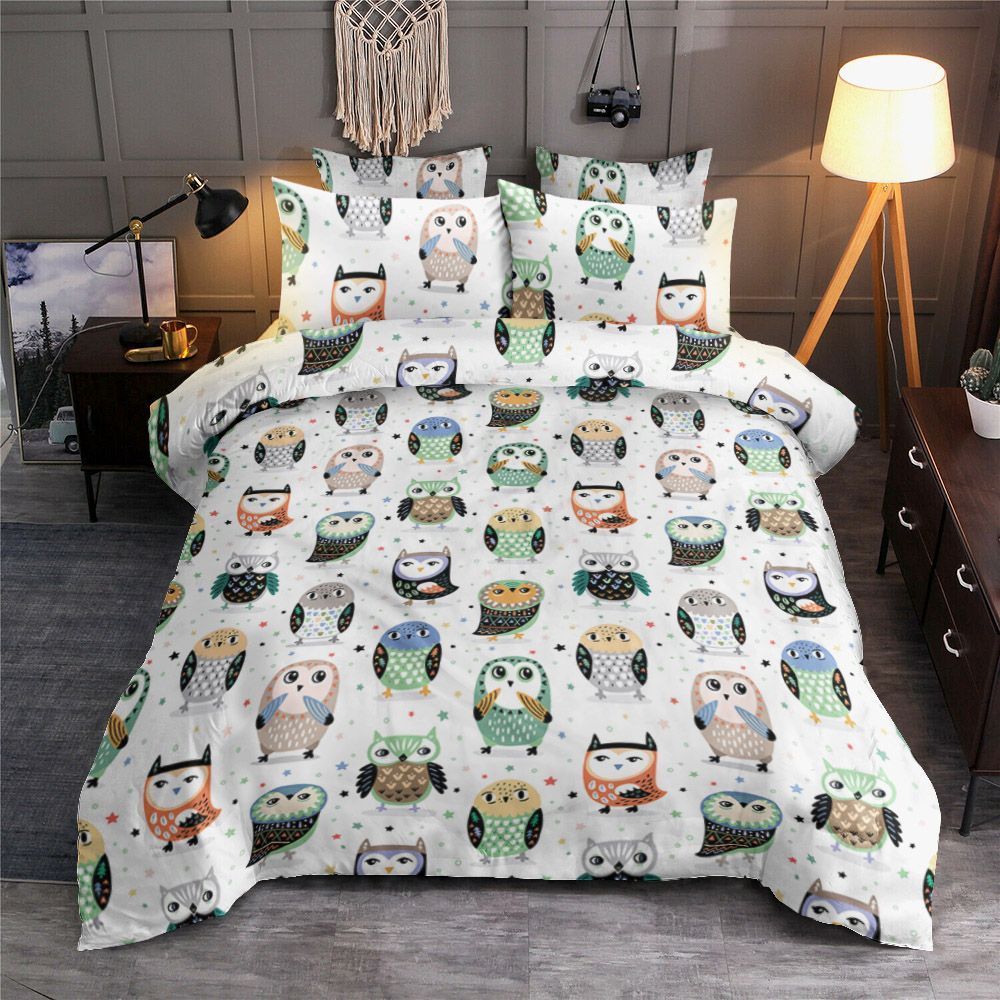 Tribal Owl Bedding Set