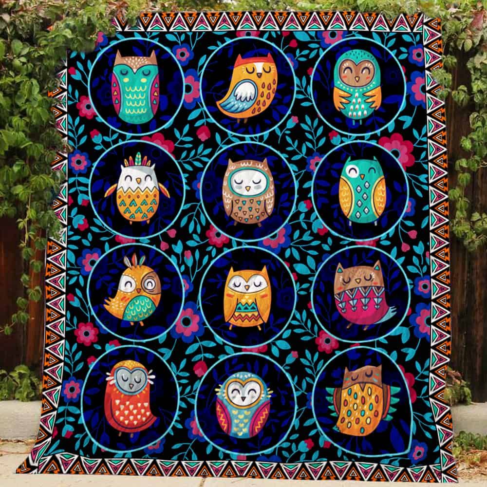 Tribal Owls Quilt R183 Dhc11123164Dd