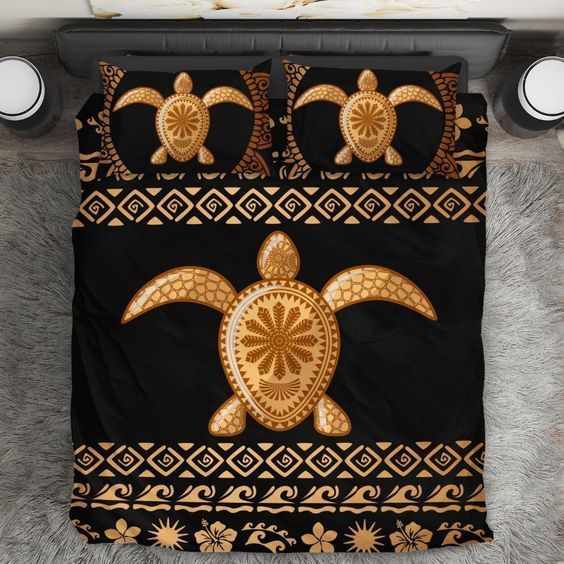 Tribal Sea Turtle Bedding Set