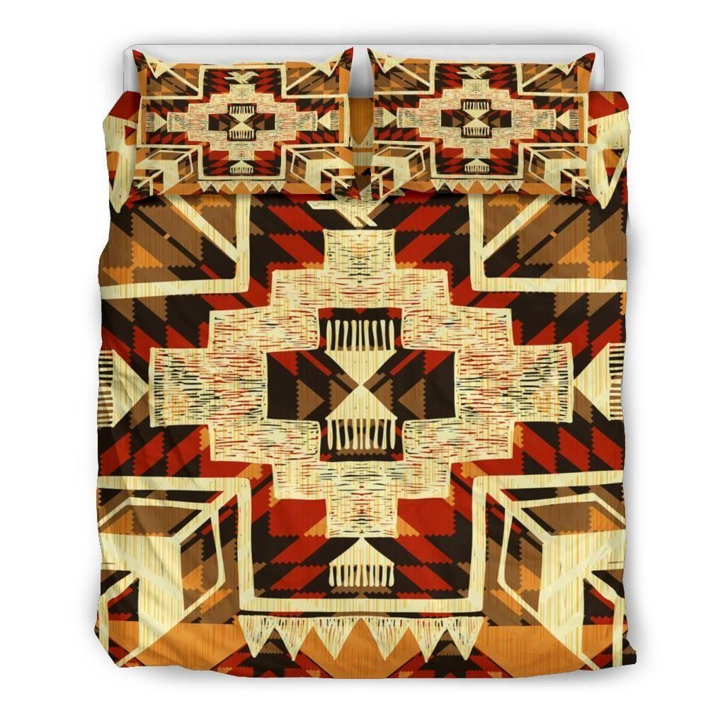 Tribal Yellow Arrow Native American Bedding Set