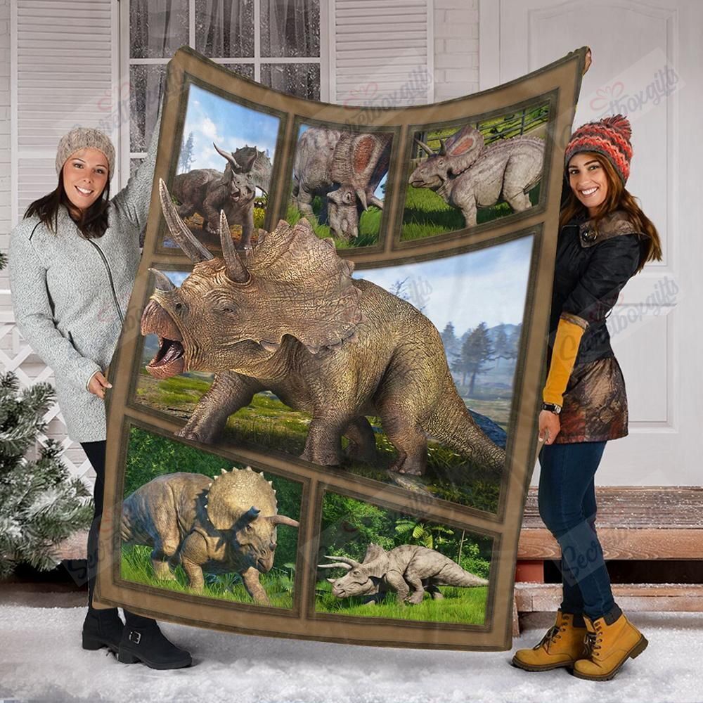 Triceratops Dinosaur 3D Blannket Fleece Blanket