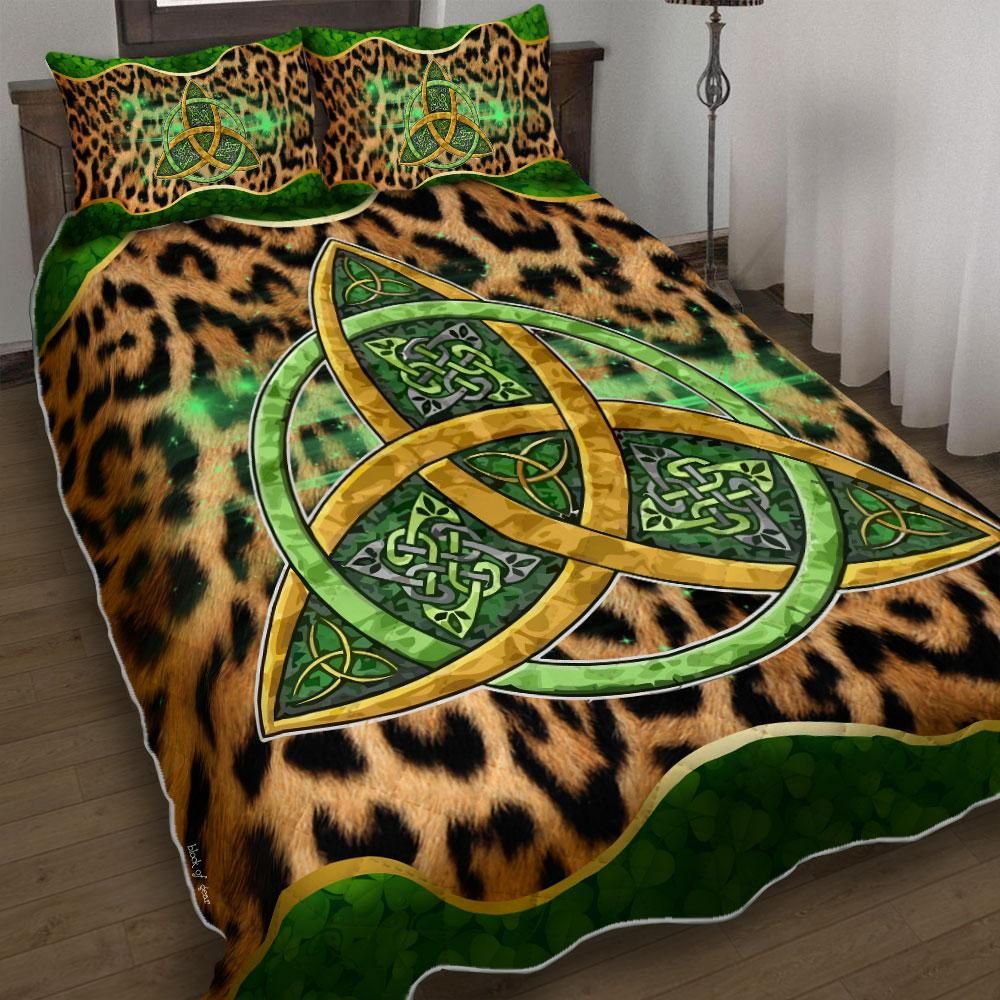 Trinity Knot Celtic Shamrock Bedding Set