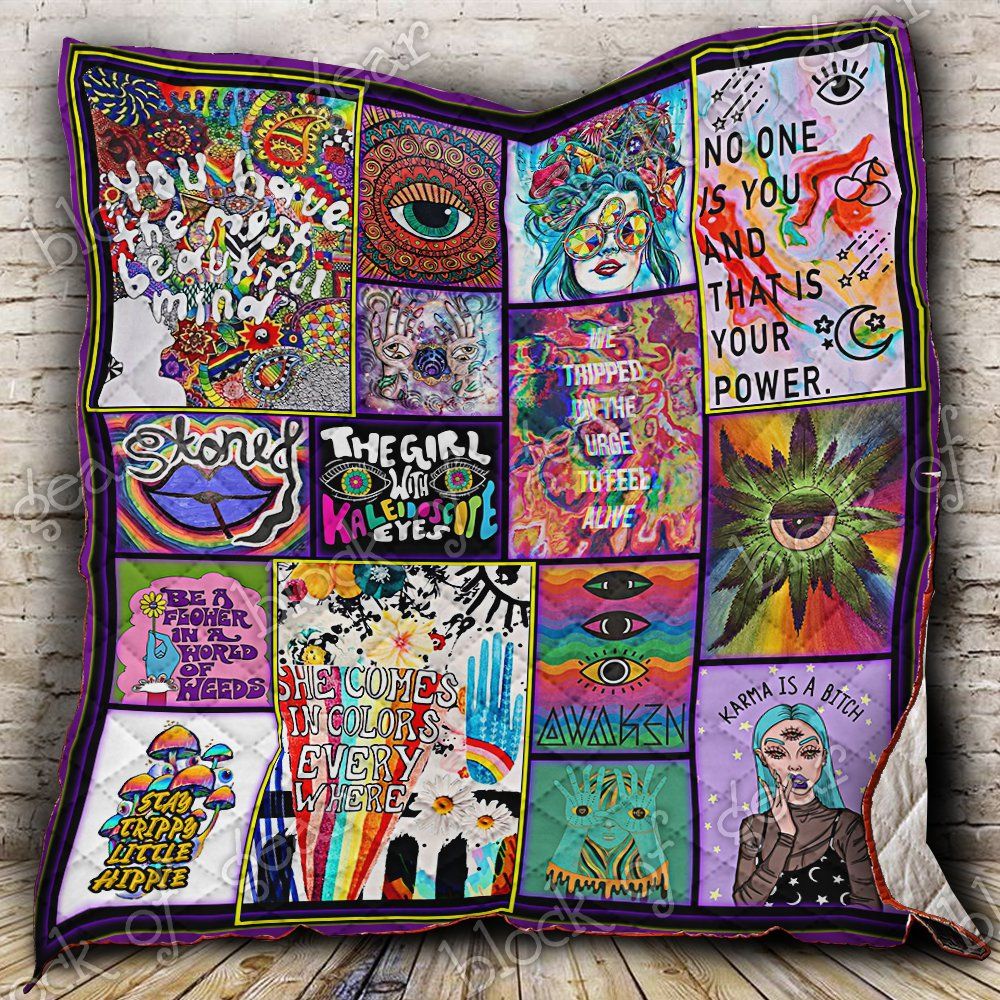 Trippy Hippie Quilt P494 Dhc11123519Dd