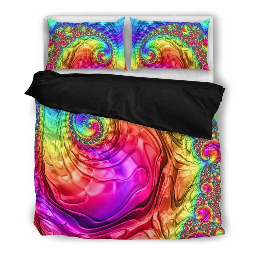 Trippy Rainbow Bedding Set