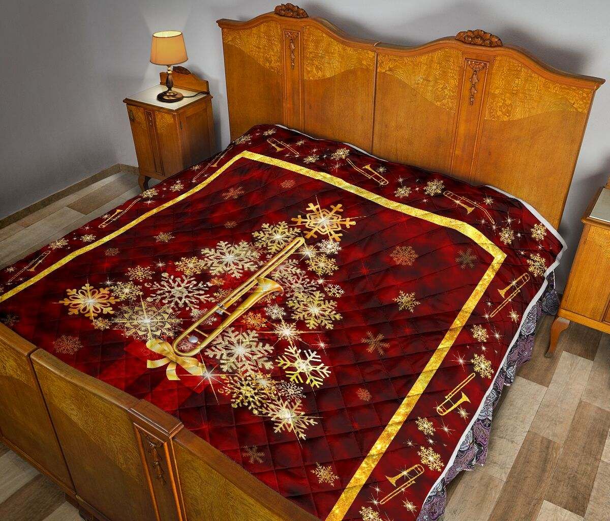 Trombone Christmas Tree Light Quilt DHC281111377DD