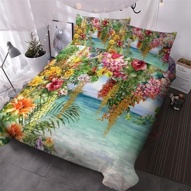 Tropical Beach Bedding Set