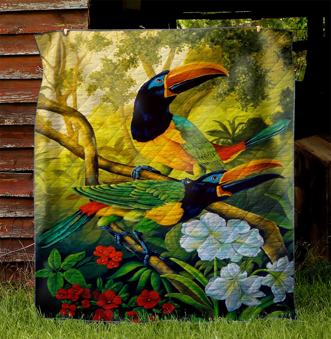 Tropical Birds NI2101031YD Quilt Blanket