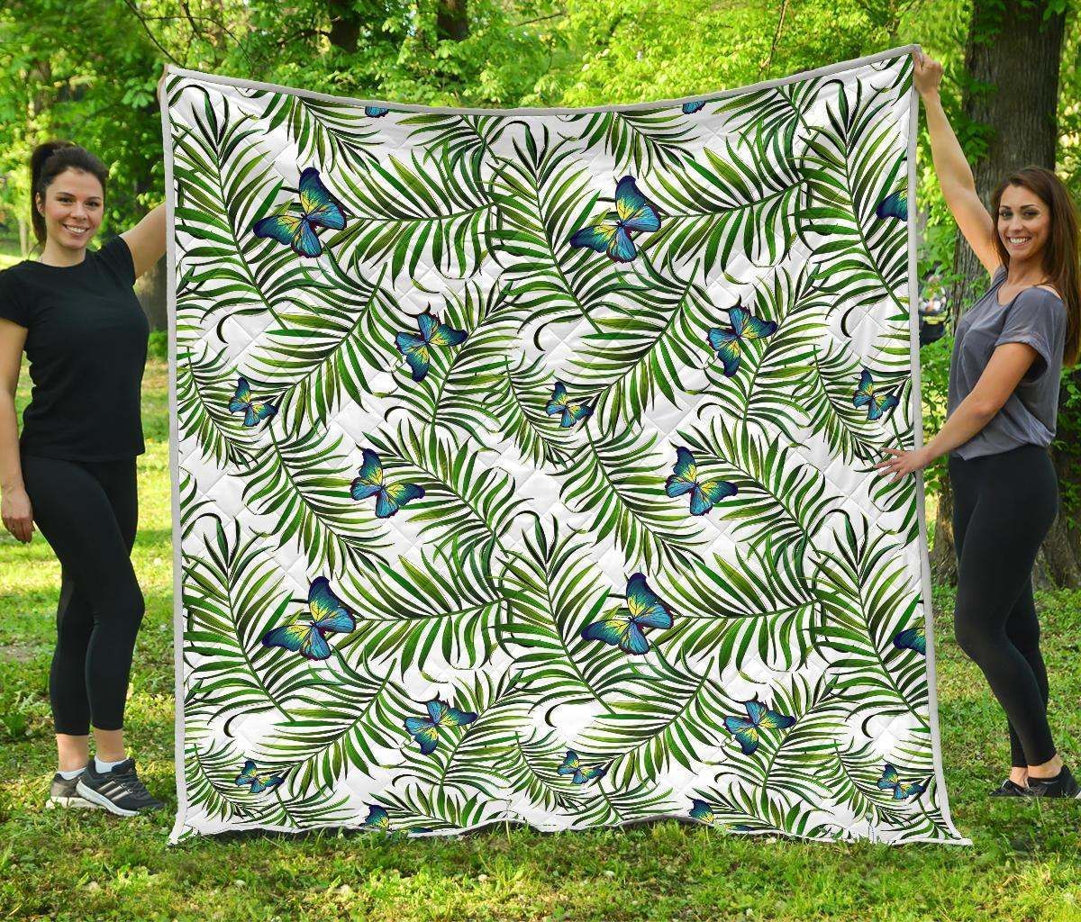 Tropical Butterfly CL17100619MDQ Quilt Blanket