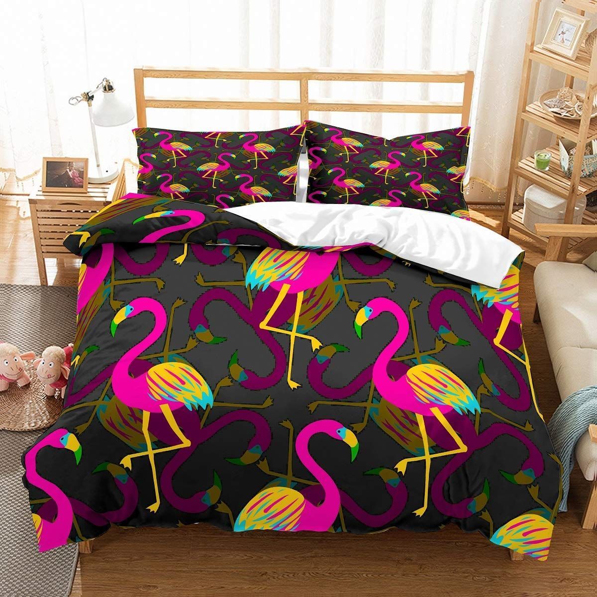 Tropical Flamingo Bedding Set