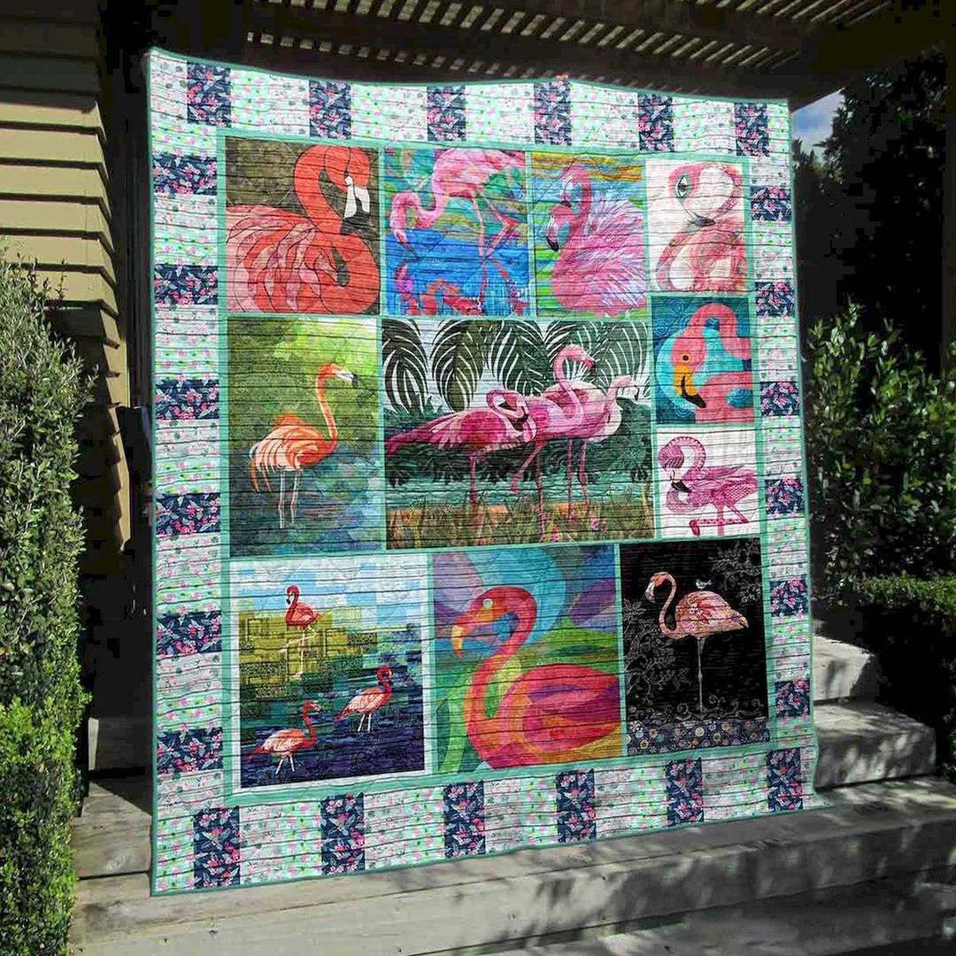 Tropical Flamingo PK270556 Quilt Blanket