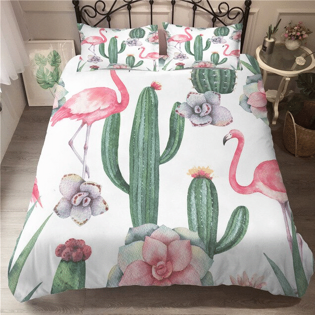Tropical Flamingo Bedding Set
