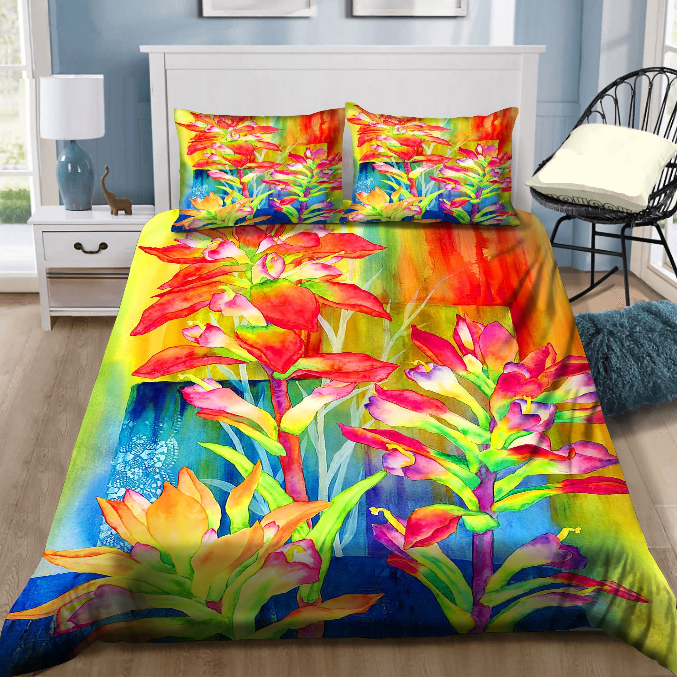 Tropical Flower Bedding Set