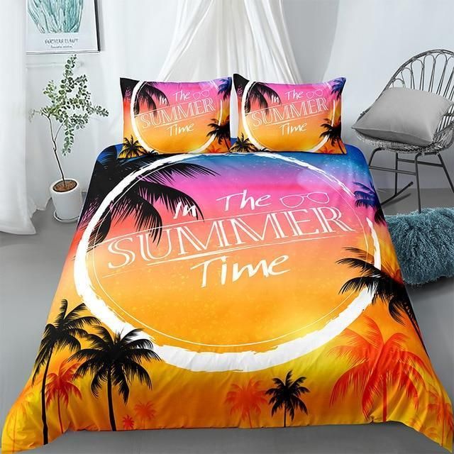Tropical In The Summer Time Bedding Set