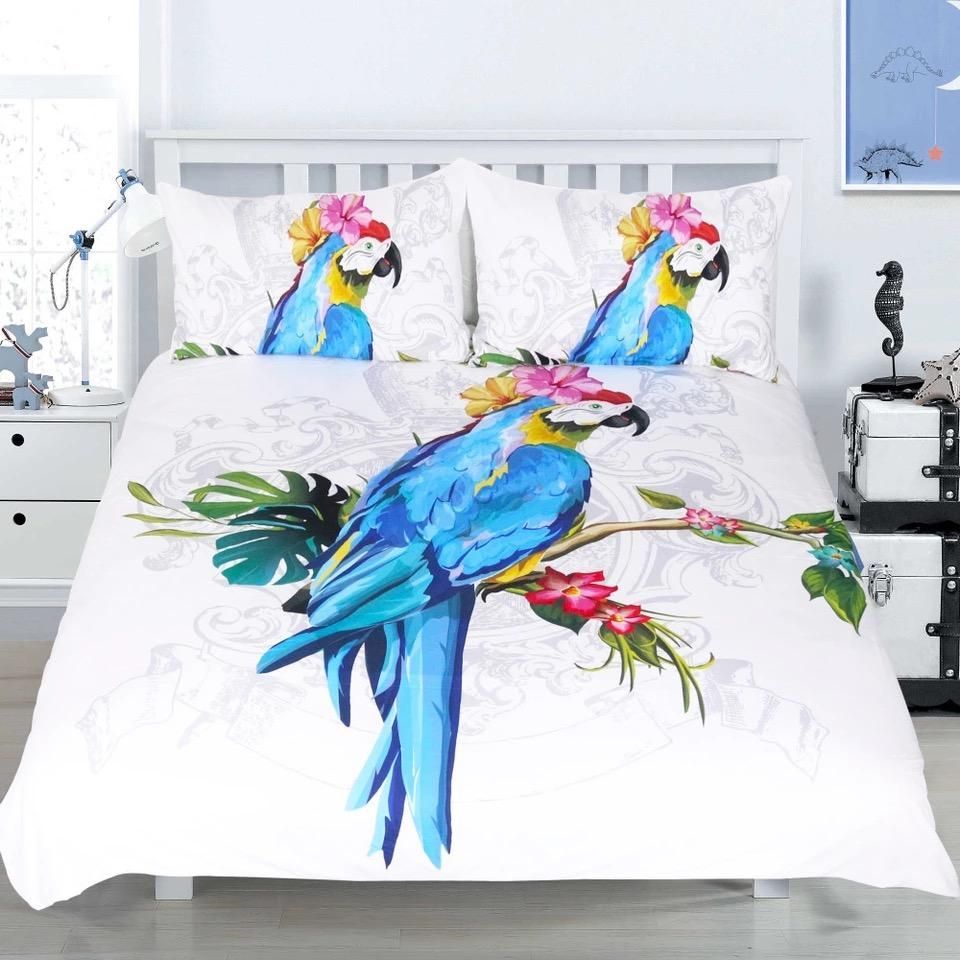Tropical Macaw Bedding Set