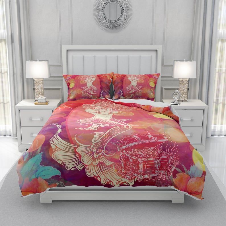 Tropical Mermaid Bedding Set