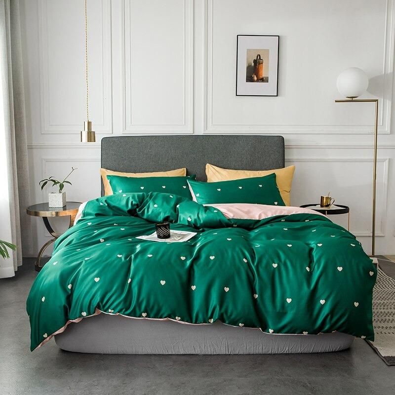 Tropical Nordic Style Green Bedding Set