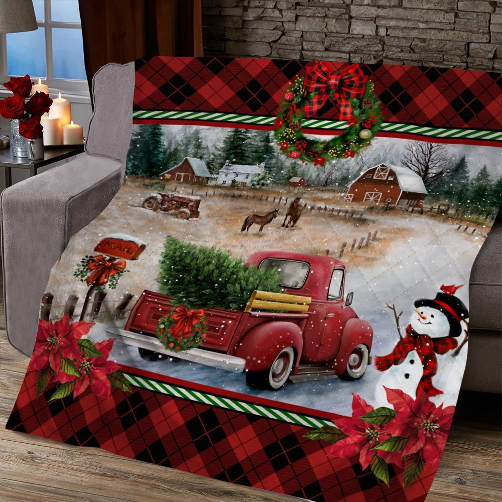 Truck Christmas DAC171117 Quilt Blanket