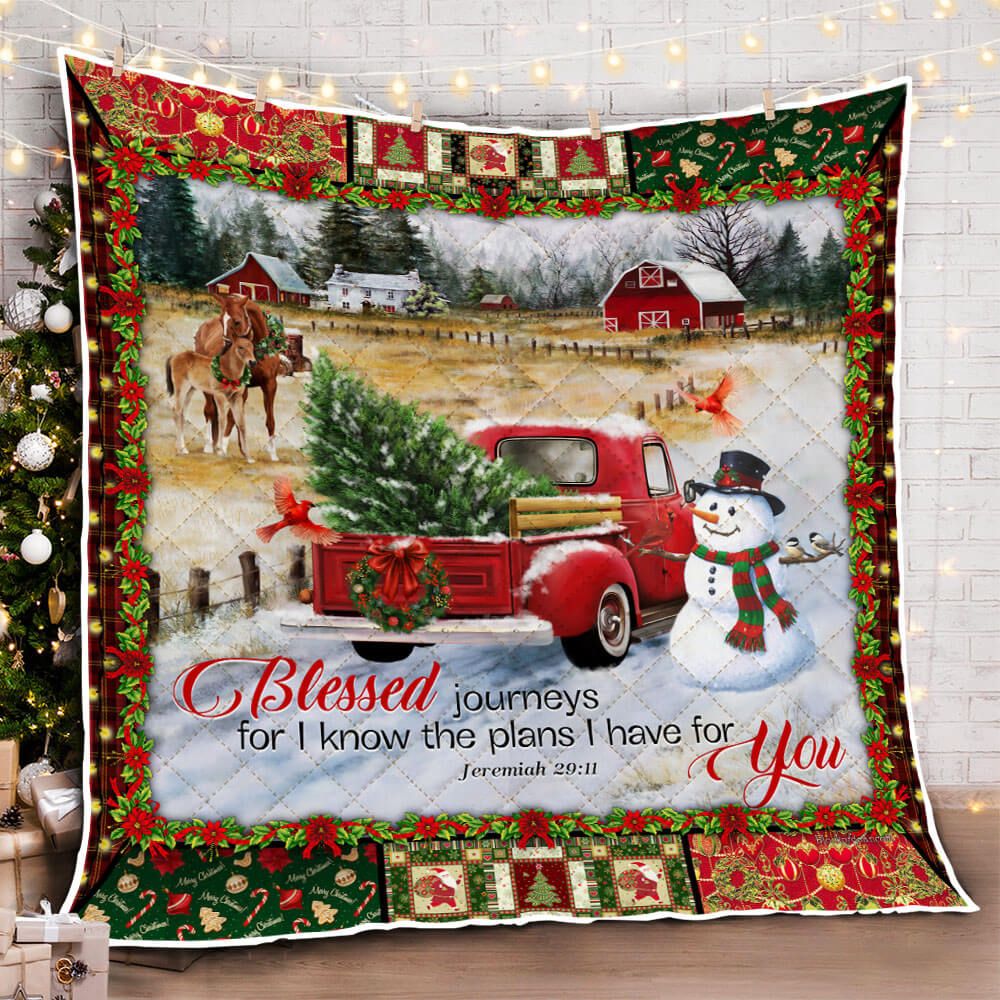 Truck Christmas DAC171119 Quilt Blanket