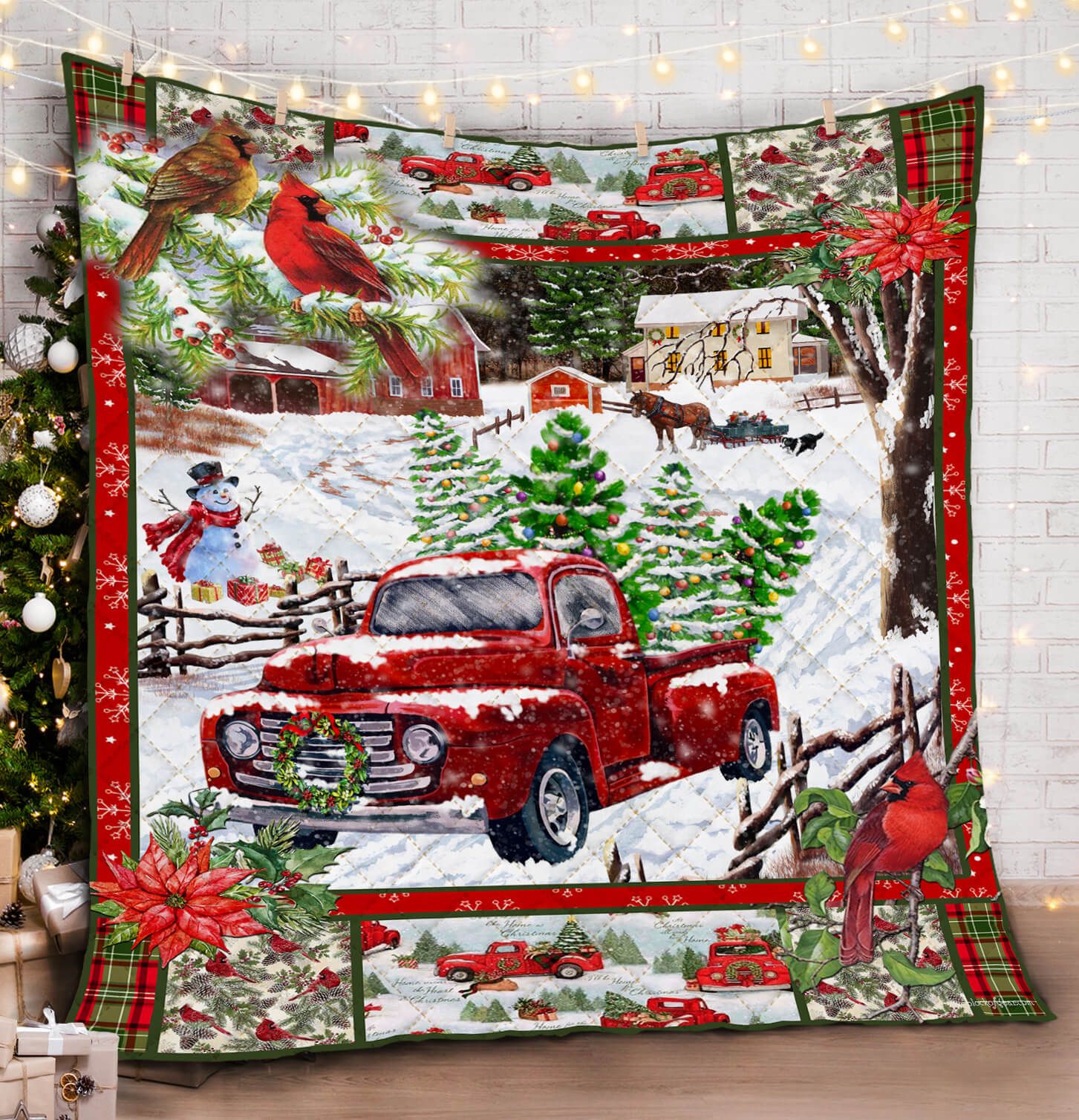Truck Christmas DAC171196 Quilt Blanket