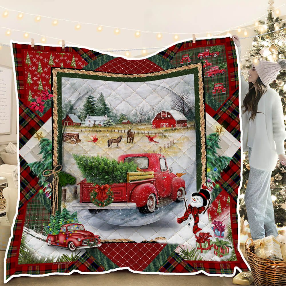 Truck Christmas DAC171198 Quilt Blanket