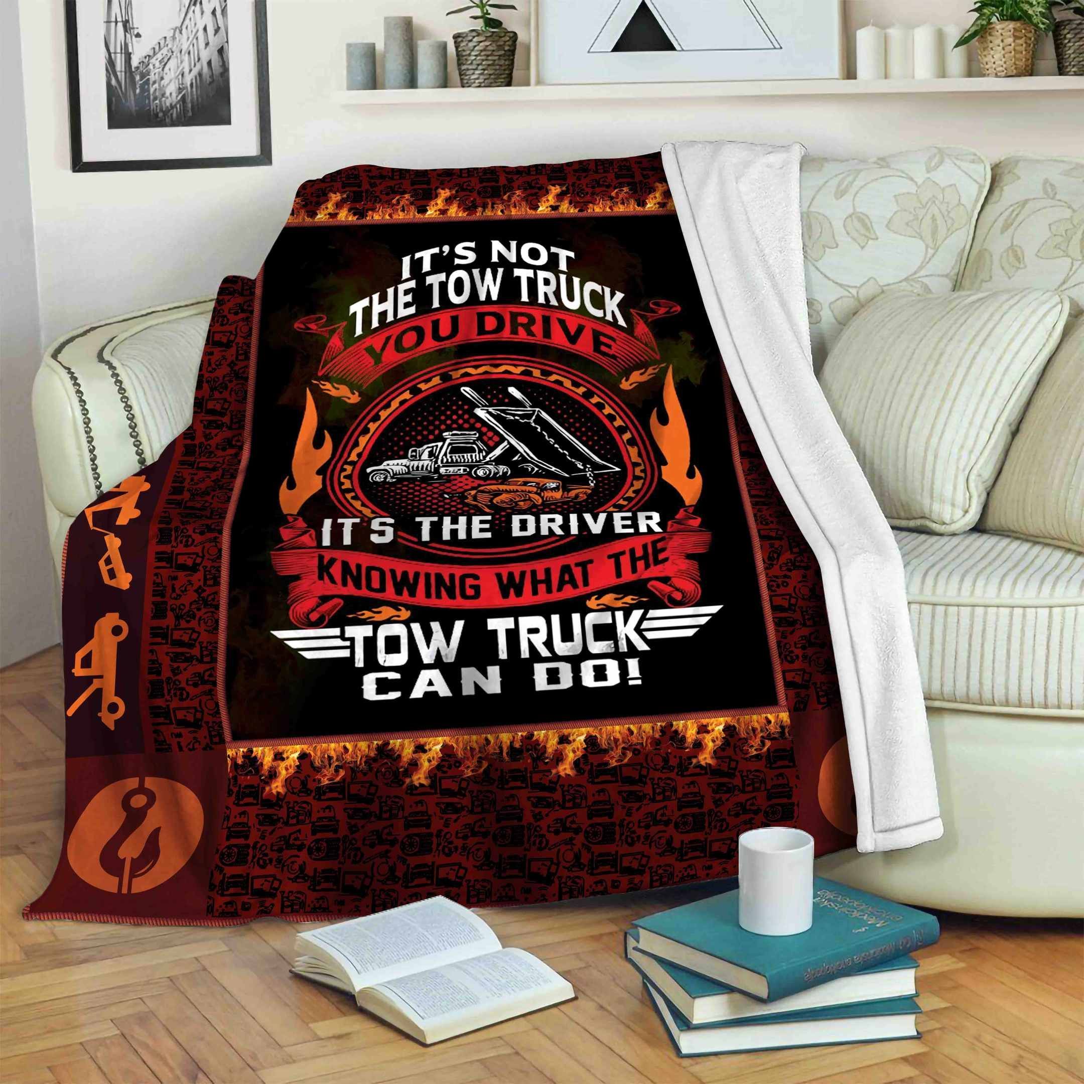 Truck Sherpa Fleece Blanket