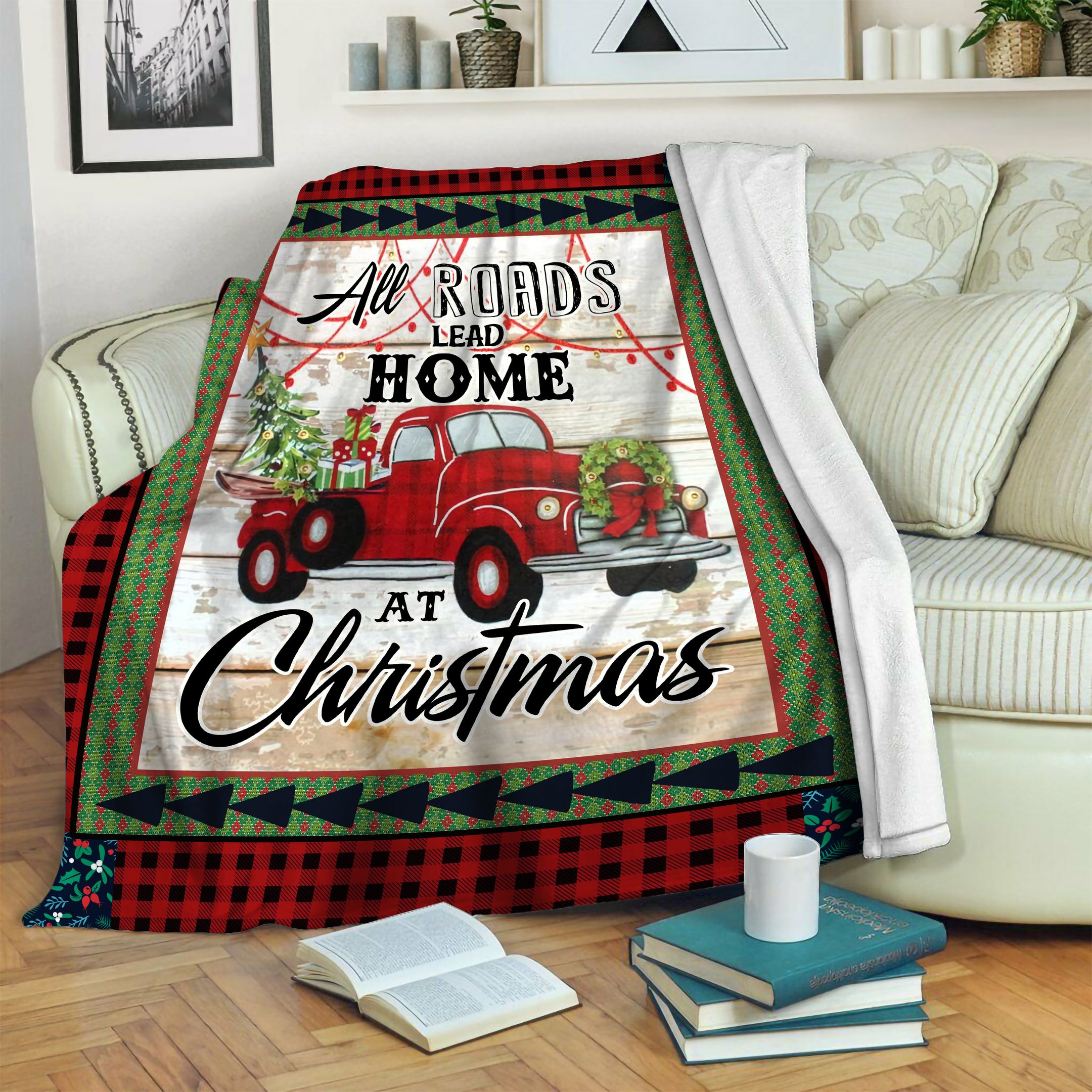 Truck Fleece Blanket