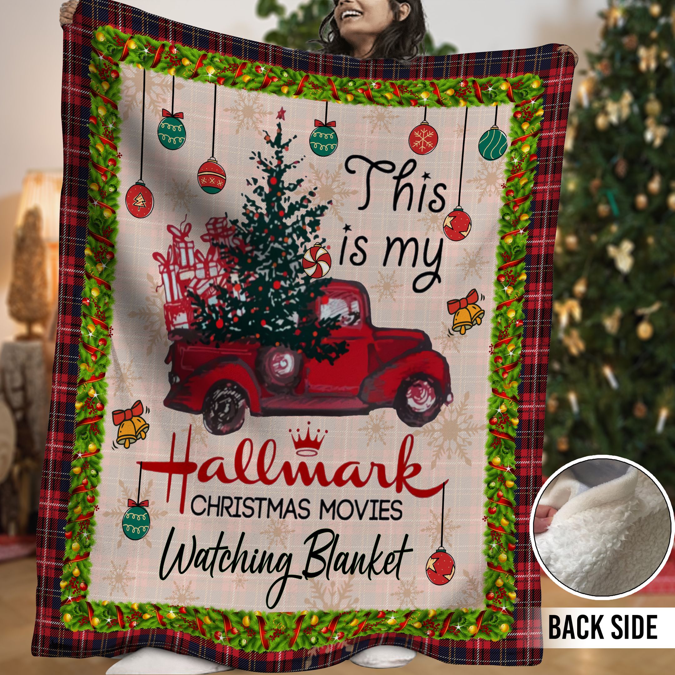 Truck Sherpa Fleece Blanket