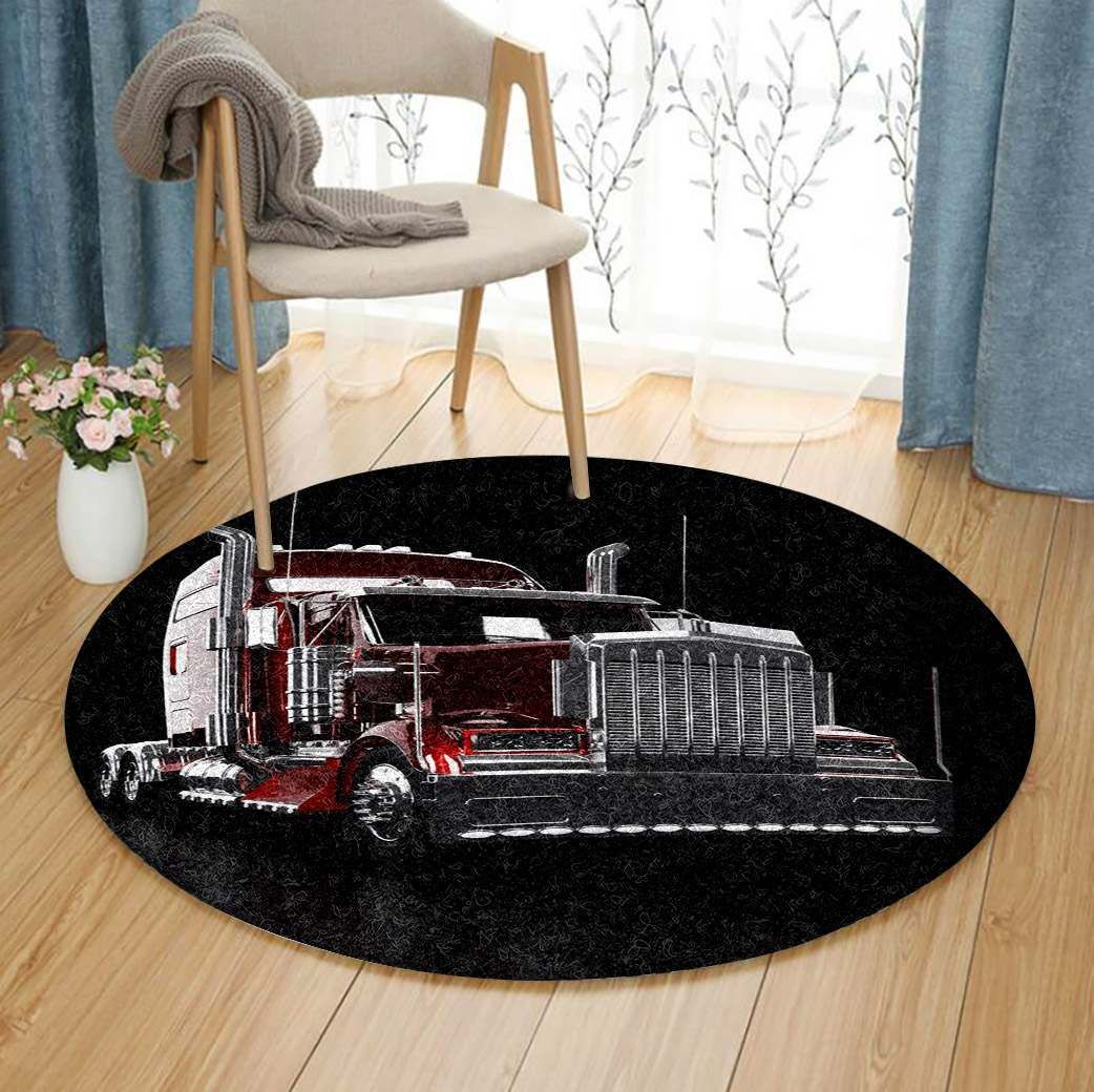 Truck Round Carpet