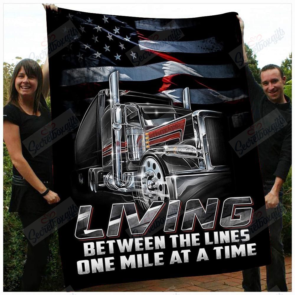 Truck Fleece Blanket