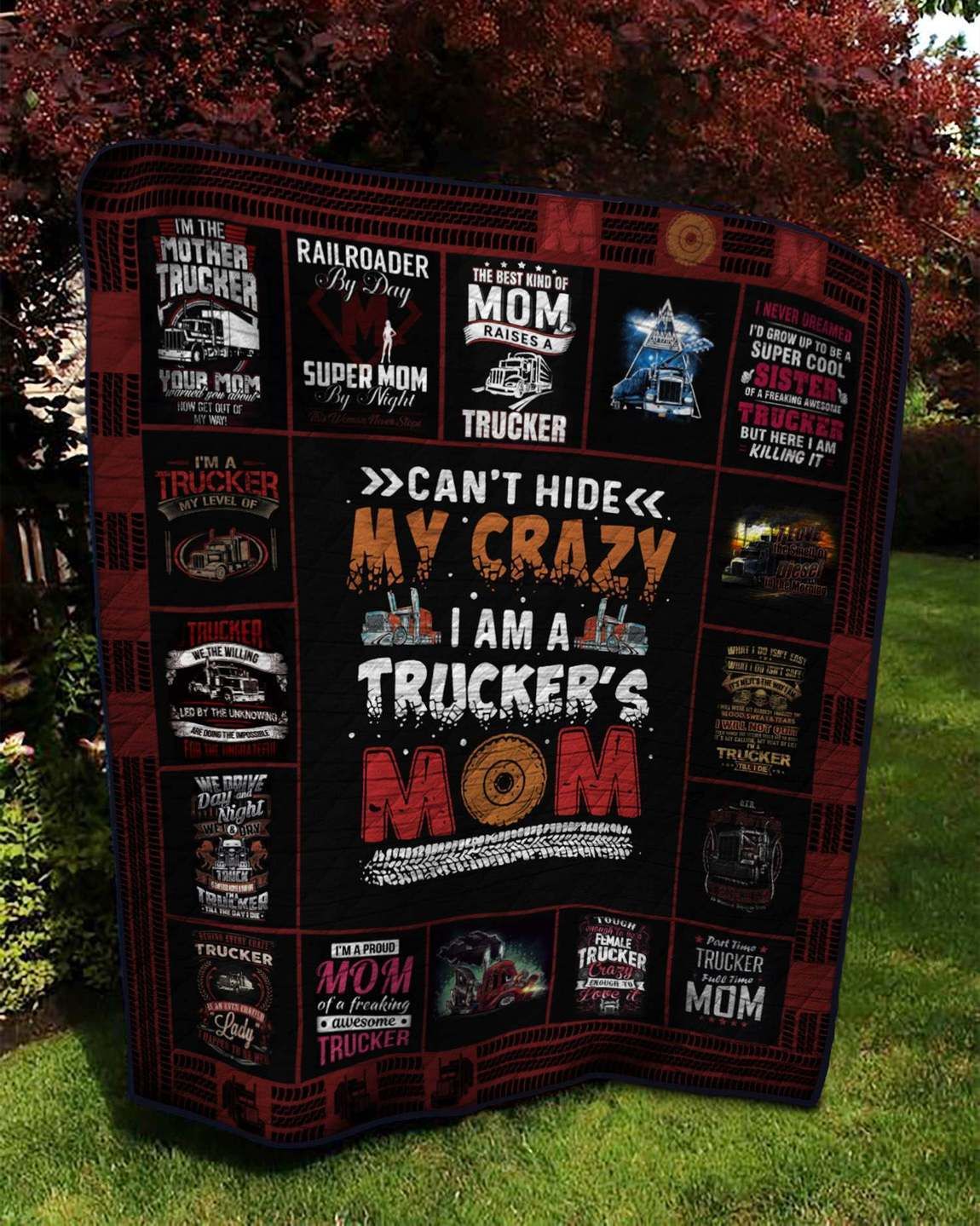 Trucker Mom NN170515 Quilt Blanket