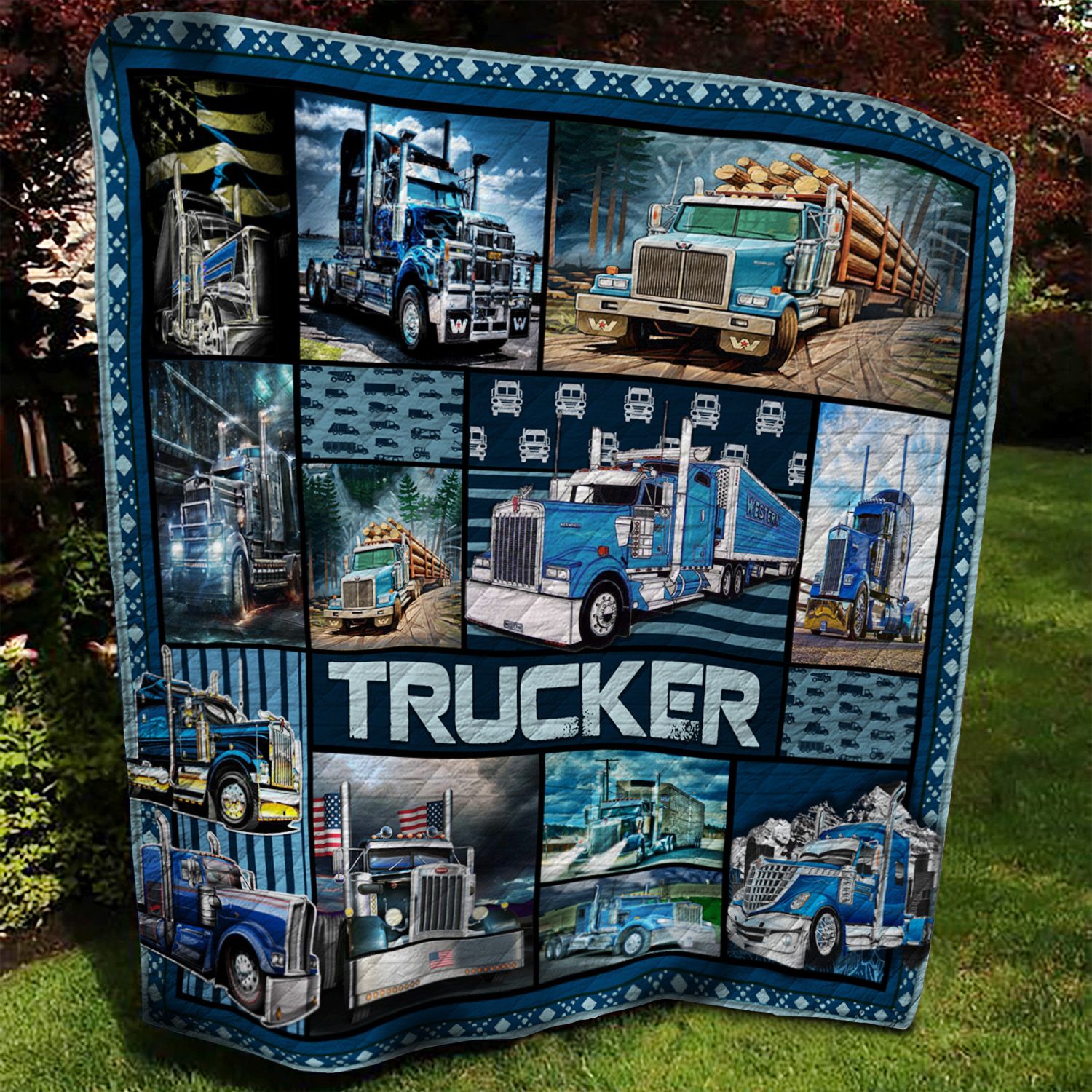 Trucker Quilt Blanket BBB240732MH