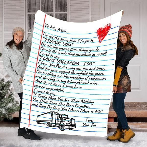 Trucker’s Sherpa Fleece Blanket