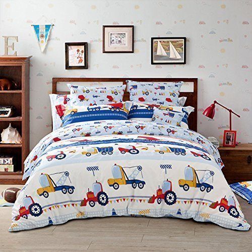 Trucks Tractor Bedding Set