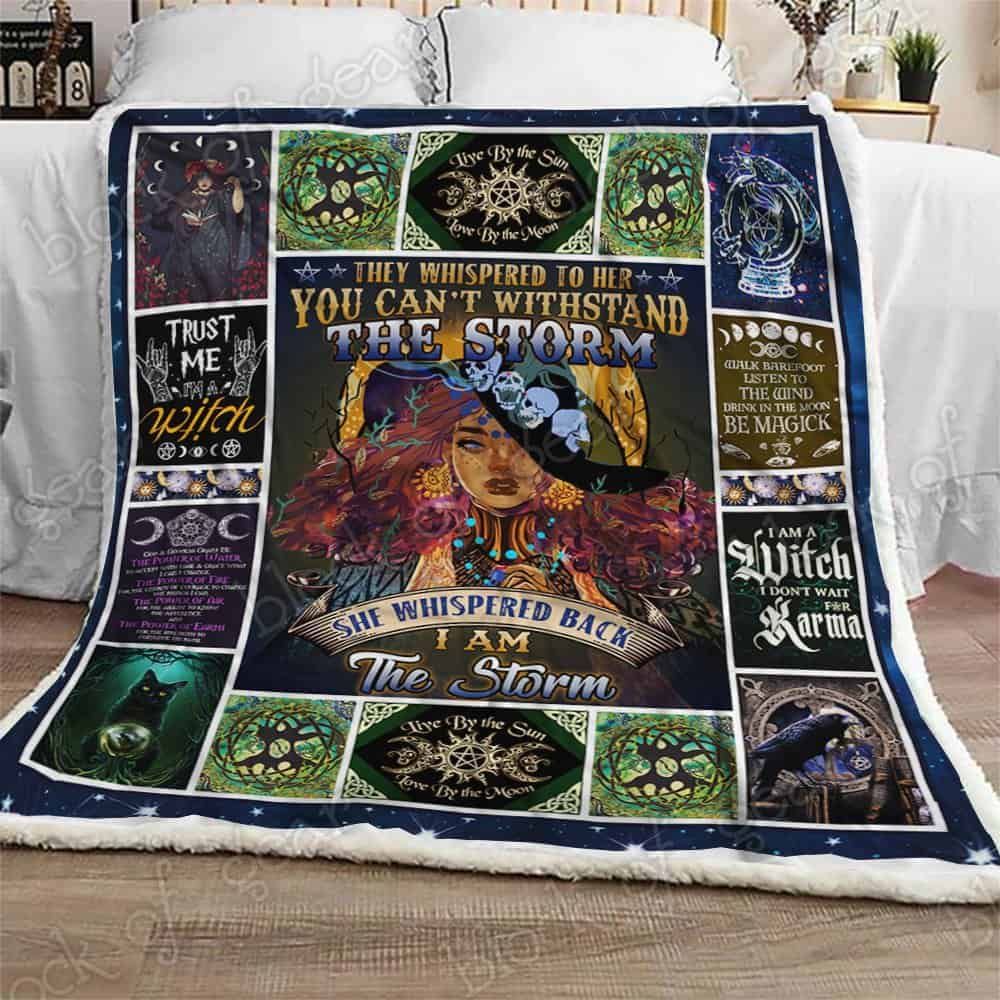 Trust Me I Am A Witch Fleece Blanket