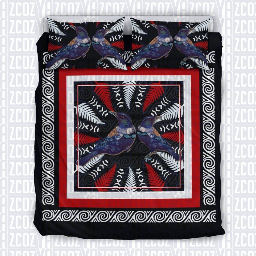 Tui Bird New Zealand Symbol Bedding Set