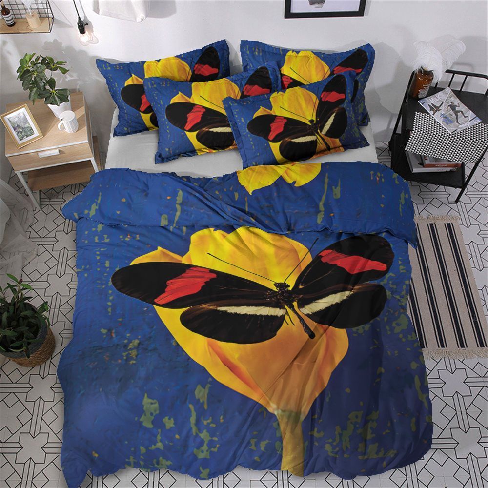 Tulip And Butterfly Bedding Set