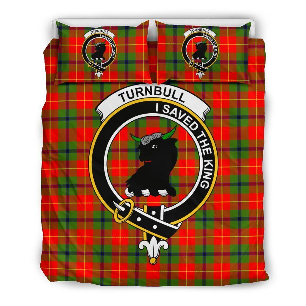 Turnbull Clan Badge Tartan Bedding Set