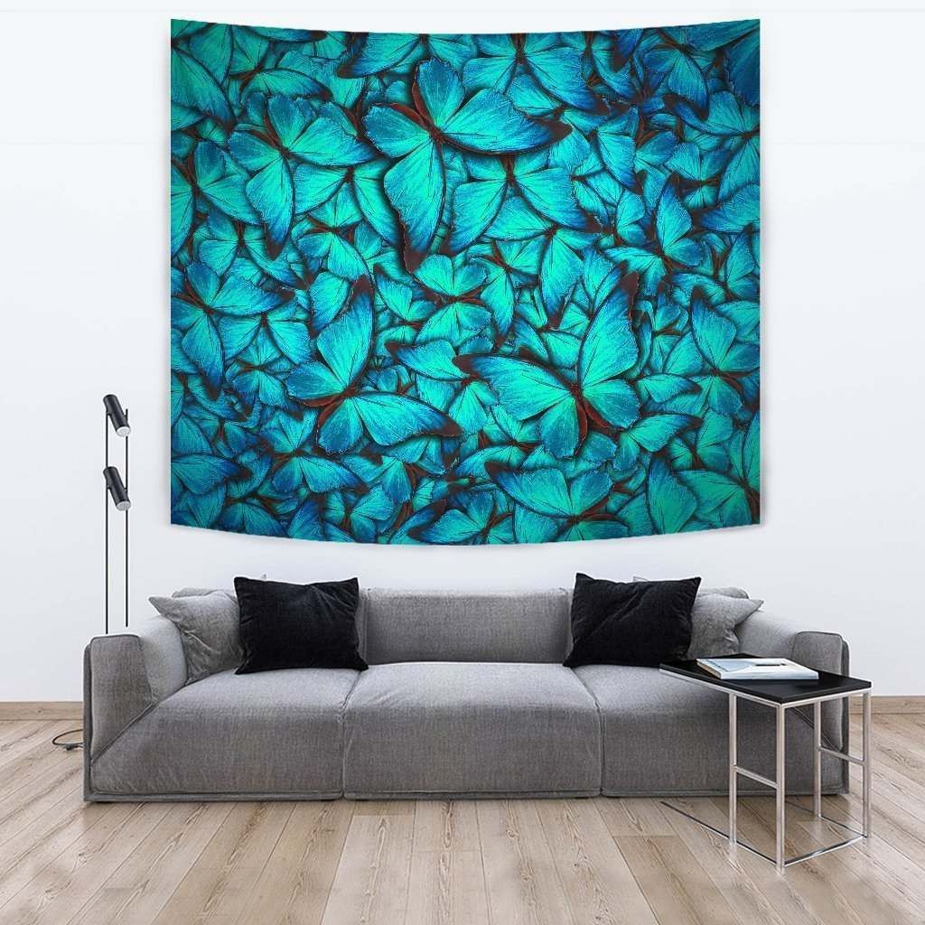 Turquoise Butterfly CL17100133MDT Tapestry