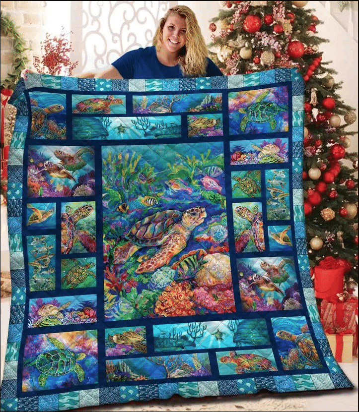 Turtle 01 Turtle 0212 Quilt Blanket Dhc0401968Dd