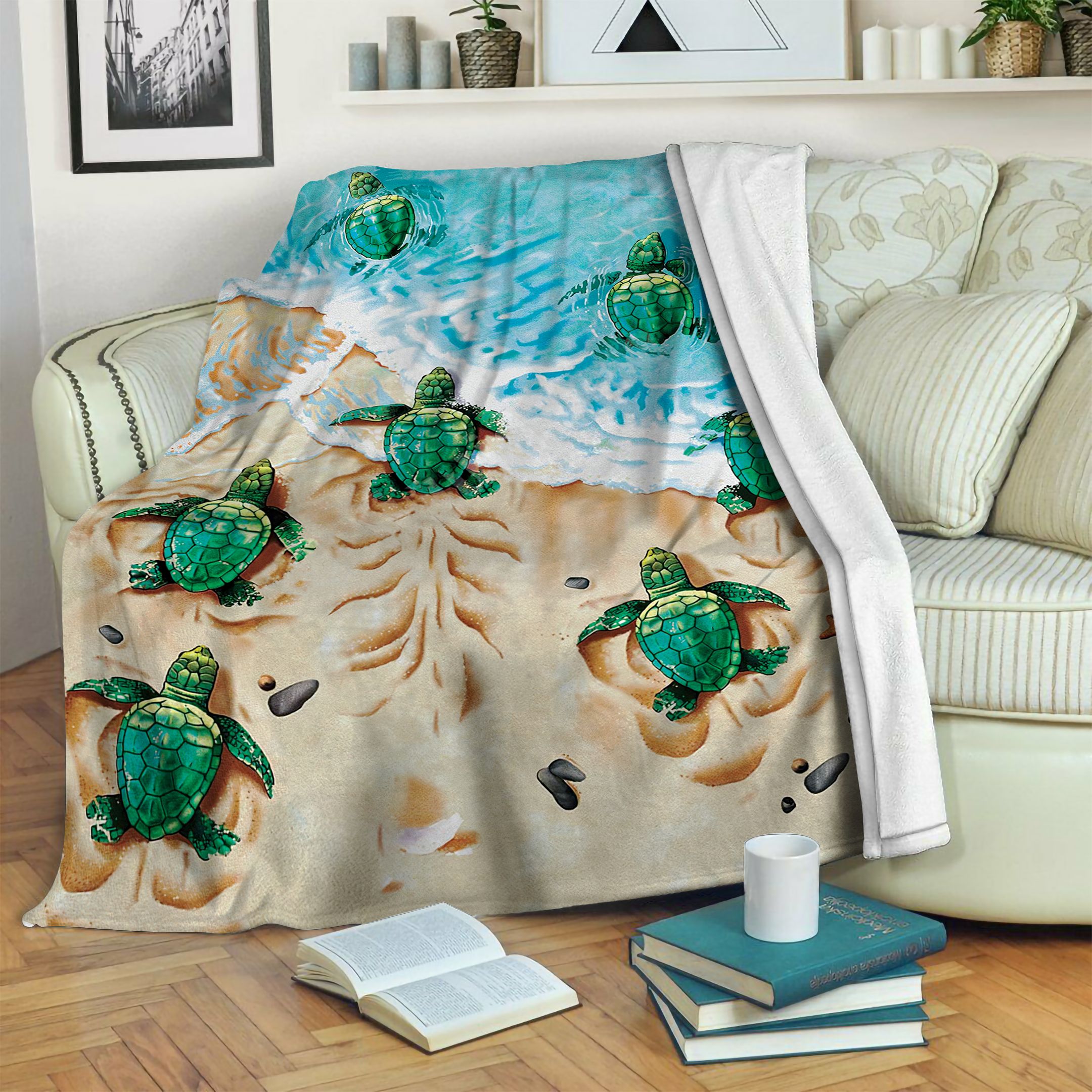 Turtle Fleece Blanket