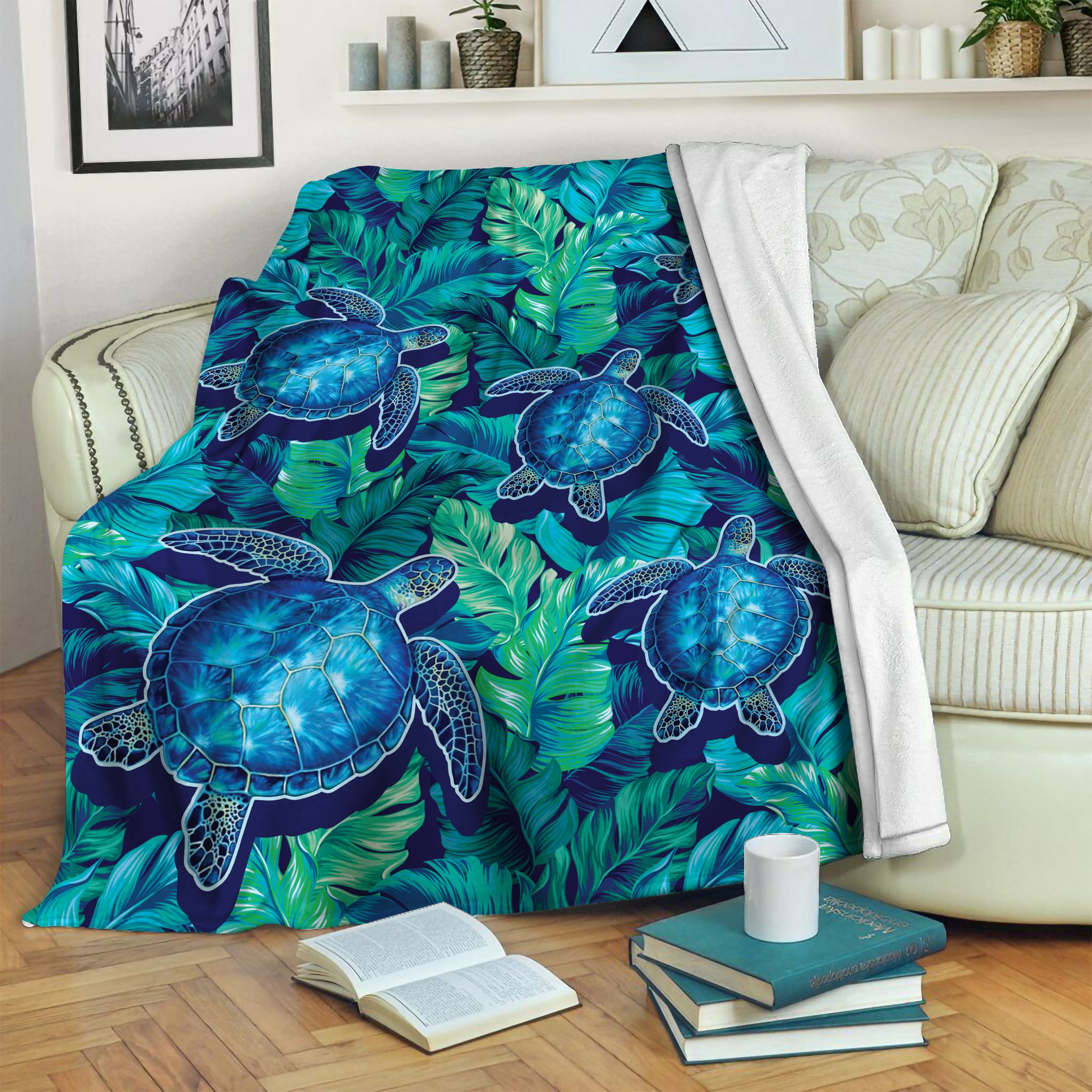 Turtle Fleece Blanket