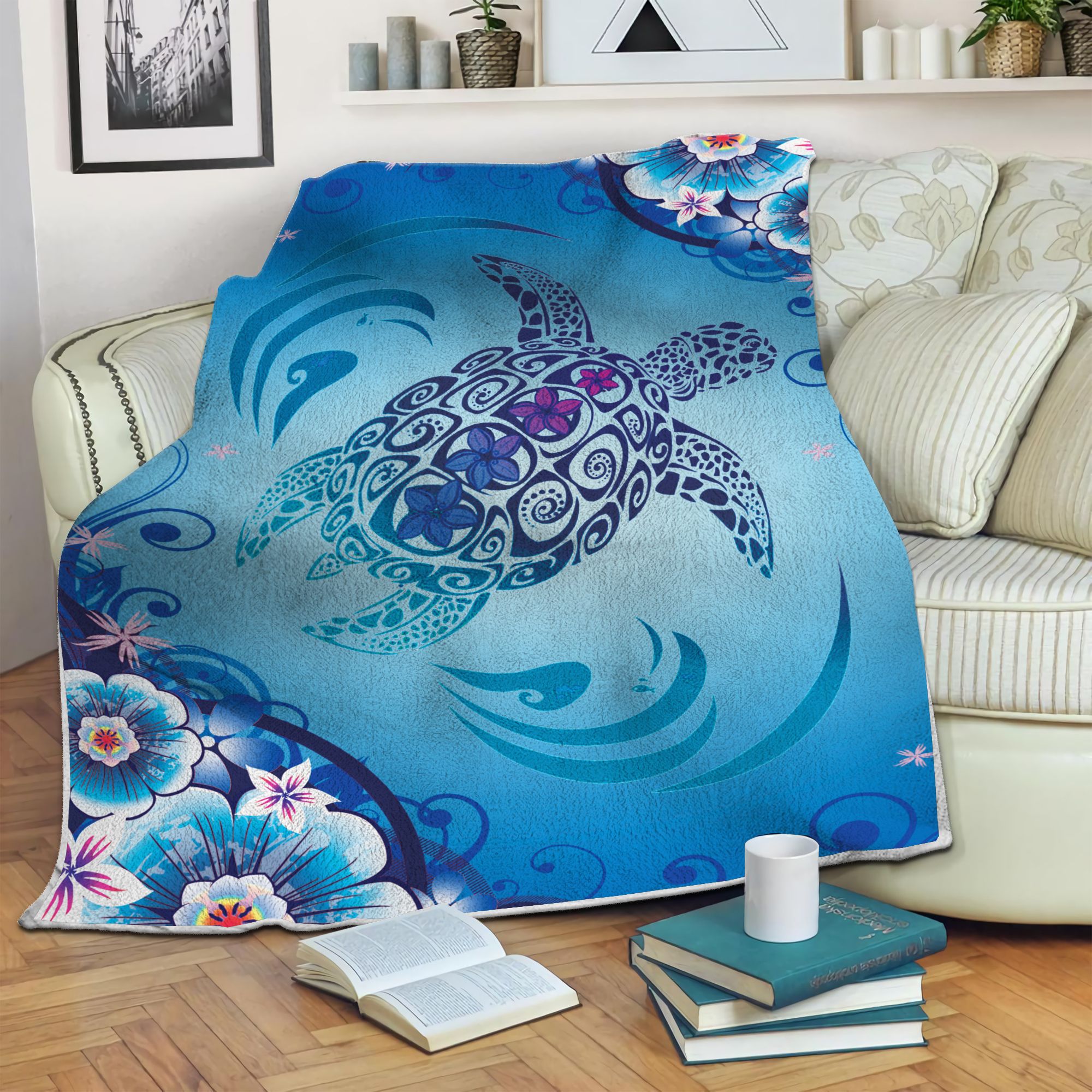 Turtle Fleece Blanket