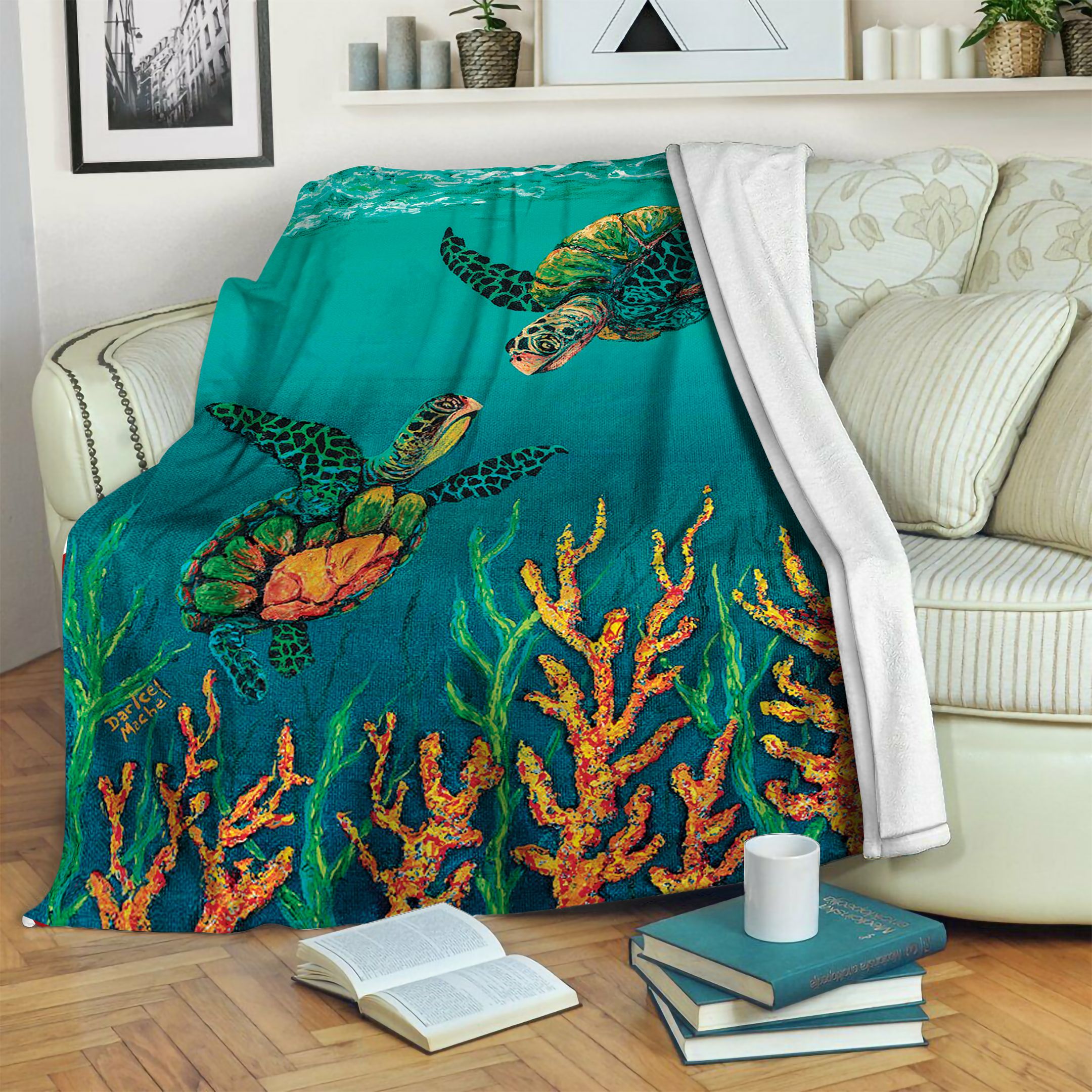 Turtle Fleece Blanket