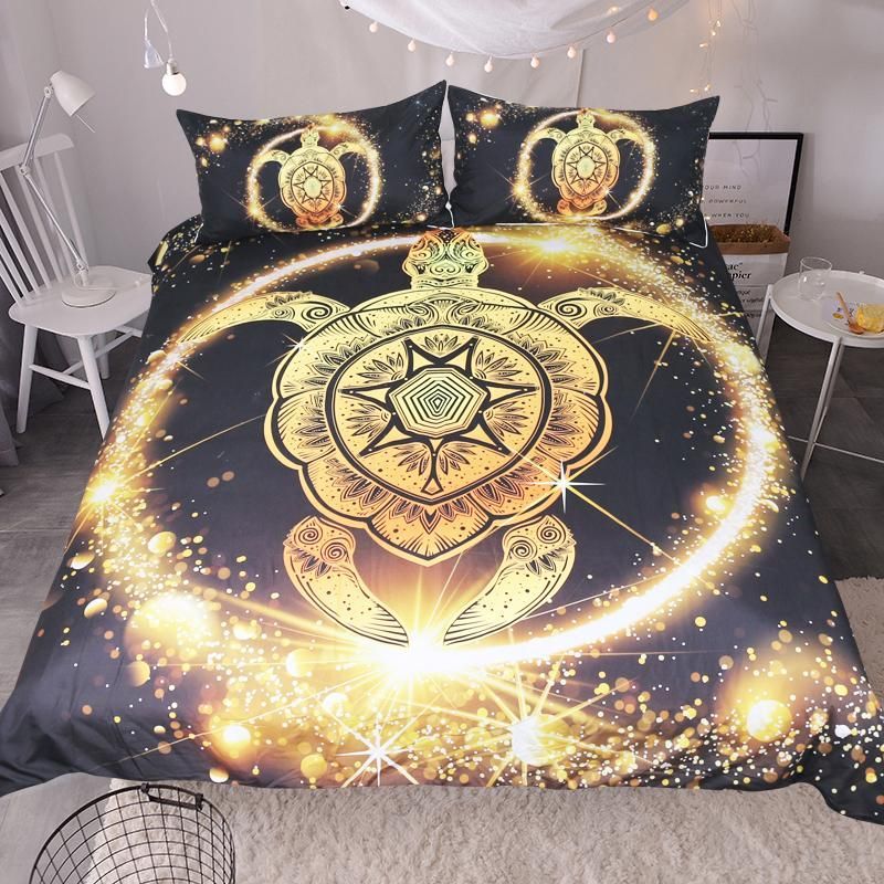 Turtle Art Bedding Set