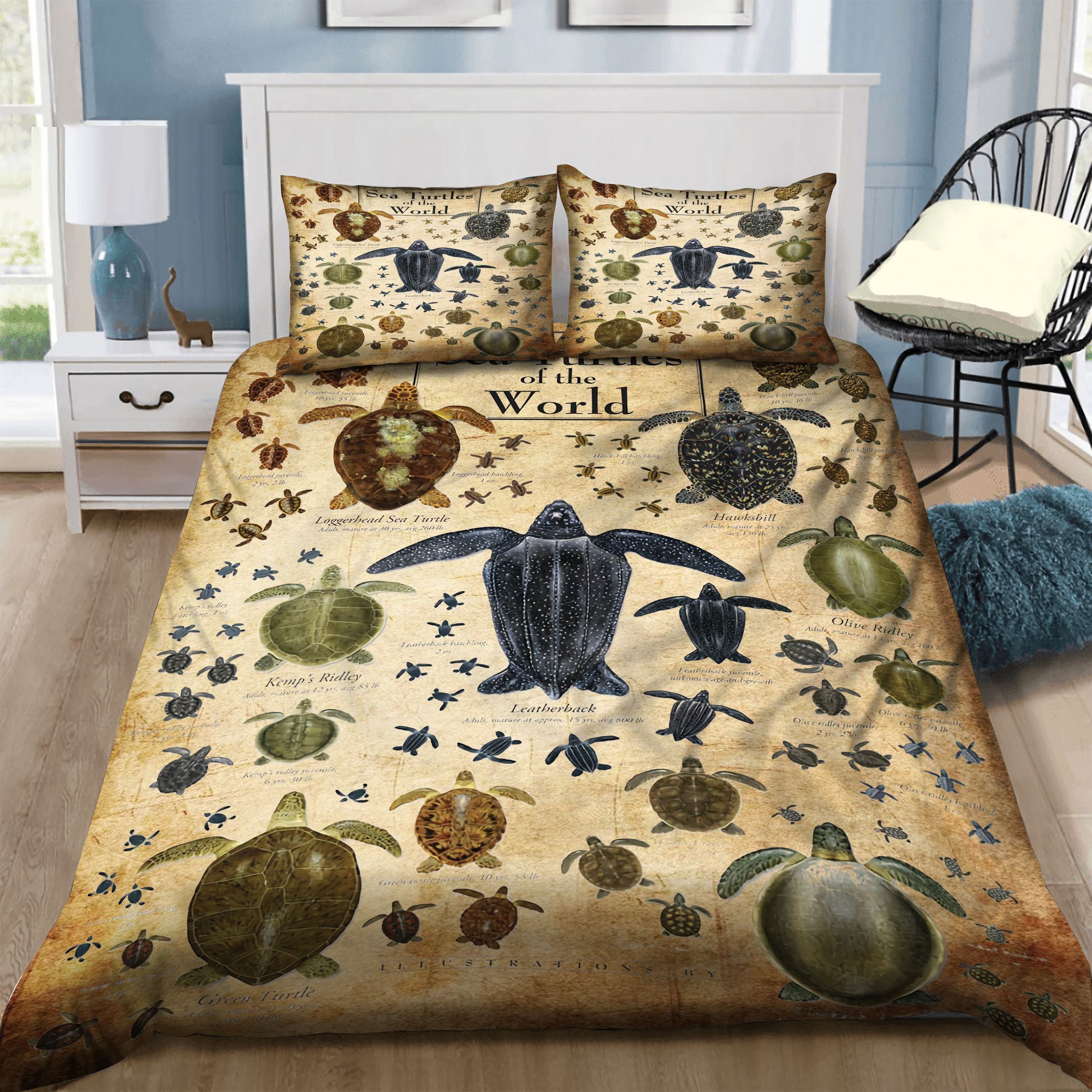 Turtle Bedding Set